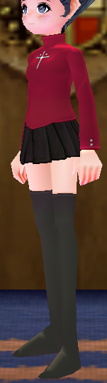 Equipped Rin Tohsaka Casual Wear viewed from an angle