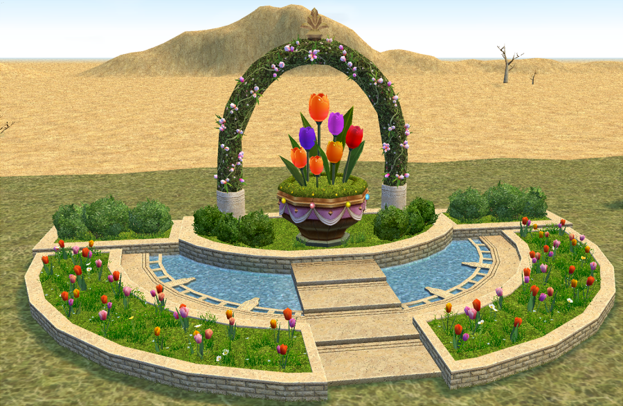 Building preview of Homestead Tulip Flowerbed and Display