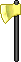 Inventory icon of Hatchet (Light Yellow)