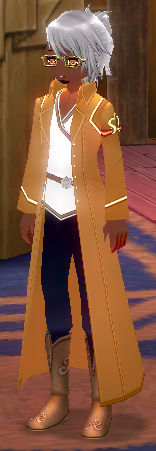 Equipped Male Royal Alchemist Set viewed from an angle