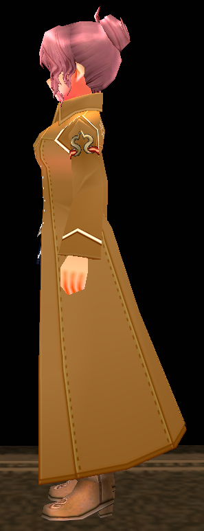 Equipped Female Royal Alchemist Set viewed from the side