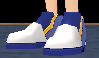 Equipped Kaito Shoes viewed from an angle