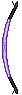 Inventory icon of Leather Long Bow (Purple Black)