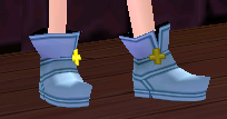 Equipped Cross Empire Boots (F) (Default) viewed from an angle