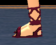 Equipped Long Sandals viewed from the side