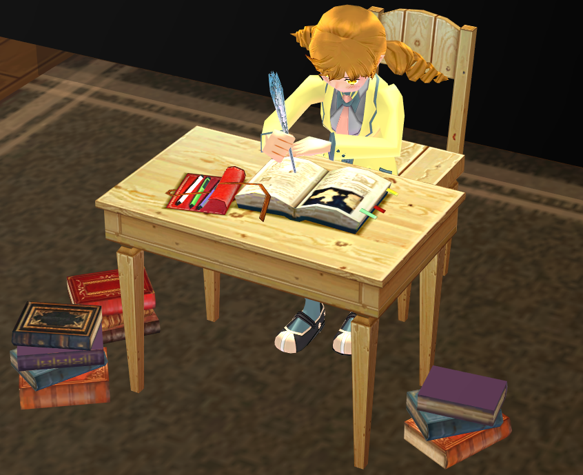 Seated preview of Standard Study Desk