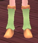 Equipped Odelia Wizard Boots viewed from the front