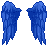 Icon of Sapphire Cupid Wings