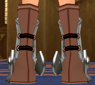 Equipped Nuadha Plate Boots viewed from the back