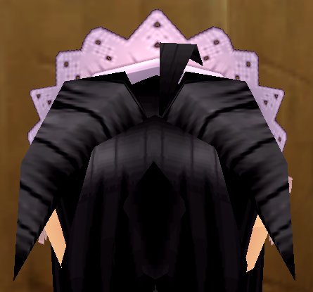 Equipped Maid's Headpiece viewed from the back