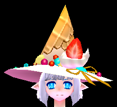 Equipped Waffle Witch Hat viewed from the front