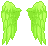 Lime Cupid Wings