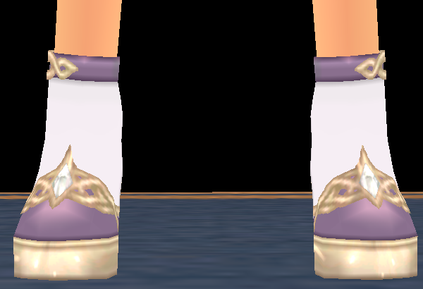 Equipped Elemental Harmony Shoes (F) viewed from the front