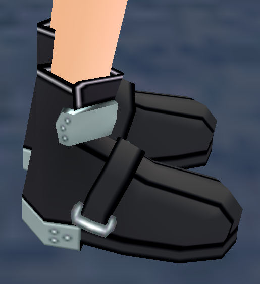 Equipped Kirito SAO Shoes (Default) viewed from the side