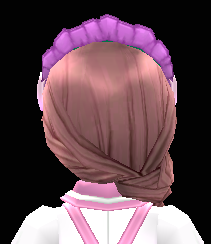 Equipped Mini Nurse Cap viewed from the back