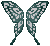 Icon of Pewter Butterfly Wings