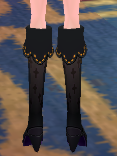 Equipped Night Witch Boots (Default) viewed from the back