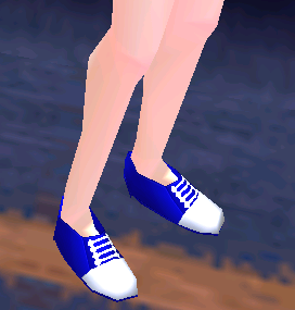 Equipped Sailor Shoes (M) (Default) viewed from an angle