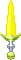 Inventory icon of Battle Short Sword (Yellow Blade)