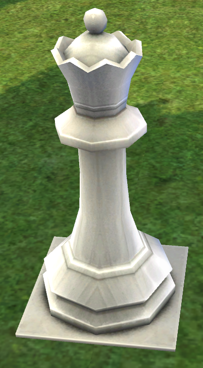 Building preview of Homestead Chess Piece - White Queen and White Square