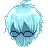 Icon of Hayashi's Wig & Glasses (M)
