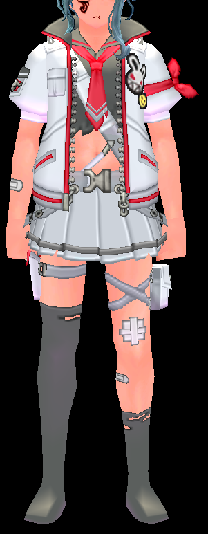 Equipped Vanguard Uniform (F) viewed from the front