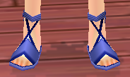 Equipped Mini Ribbon Sandals viewed from the front