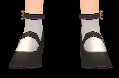 Equipped Classic Maid Shoes (F) viewed from the front