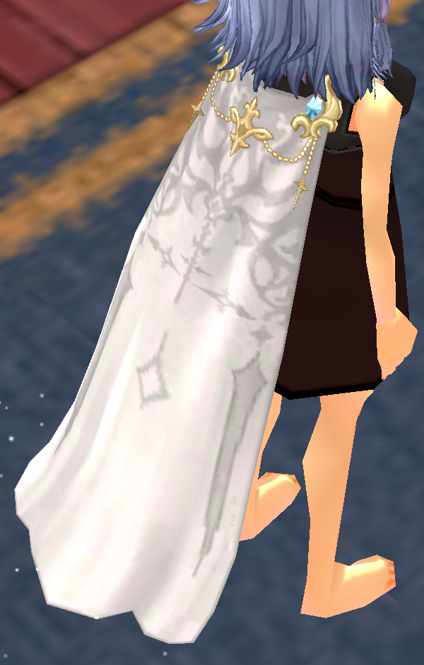 Equipped Special Elemental Harmony Cape (Enchantable) viewed from an angle