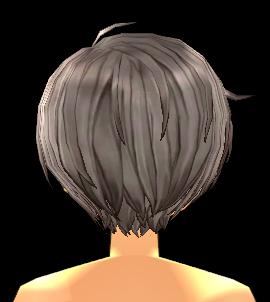 Equipped Secret Garden Wig (M) viewed from the back