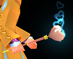 Equipped Heart Ice Wand