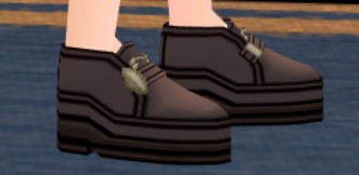 Equipped Sweet Academy Shoes (M) viewed from the side