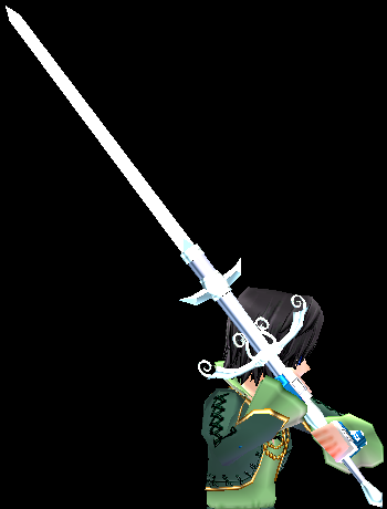 Dustin Silver Knight Sword (White) Equipped.png