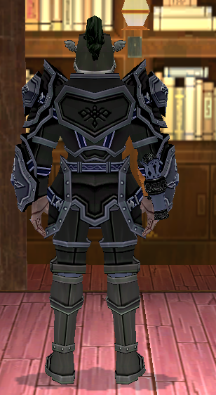 Equipped Giant Colossus Set viewed from the back