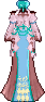 Inventory icon of Checkmate Queen's Dress (F) (Dyed)