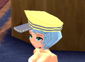 Equipped Sailor Hat viewed from an angle