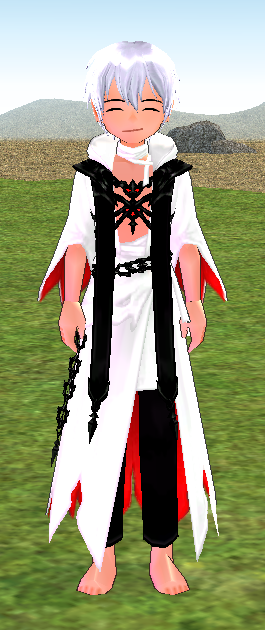 Equipped Special Death Herald Outfit (M) viewed from the front