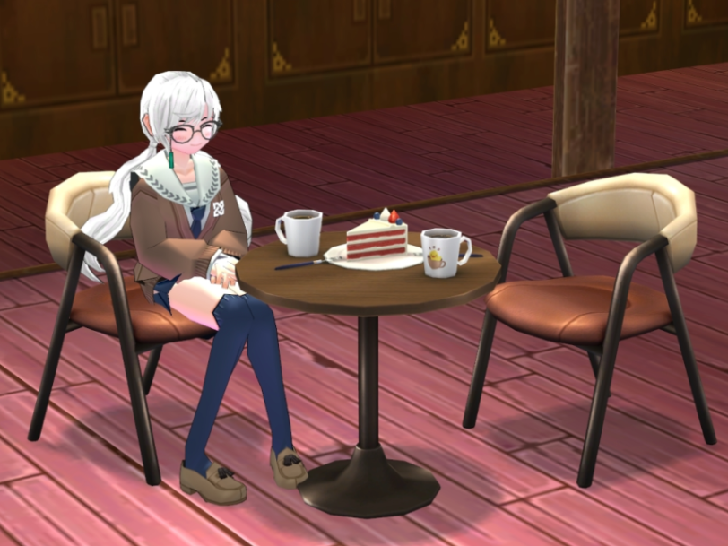 Seated preview of Cake & Coffee Table (for 2)