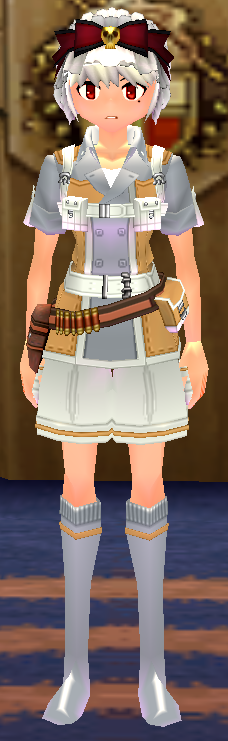 Equipped Treasure Hunter Field Wear (F) viewed from the front