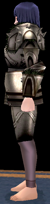 Equipped GiantFemale Birnam Plate Armor viewed from the side