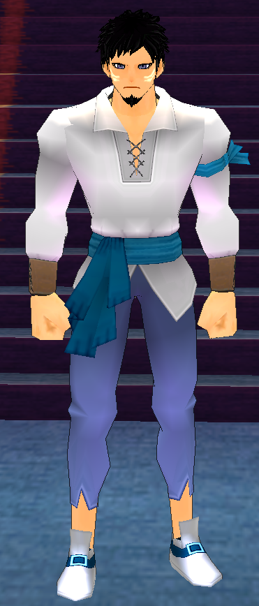 Equipped GiantMale Pirate Crewman Uniform viewed from the front