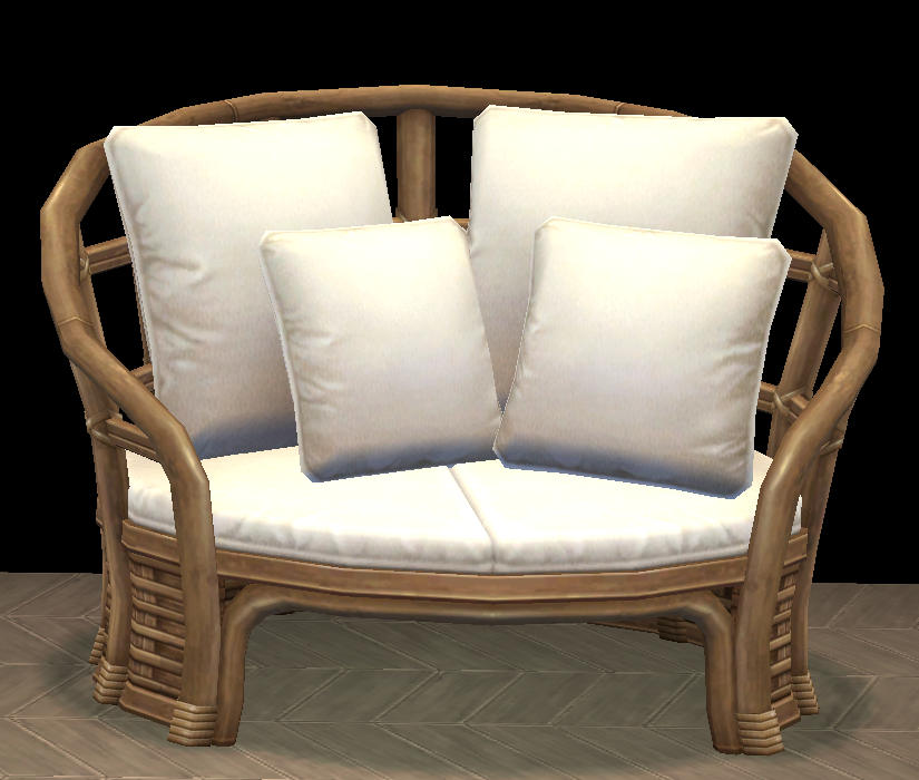 Building preview of Homestead Housing 2-Seat Rattan Chair
