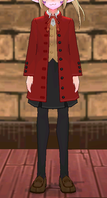 Equipped Rin Tohsaka Uniform viewed from the front