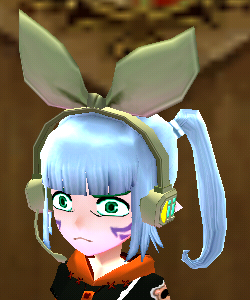 Equipped Kagamine Rin Headset (Elf) viewed from an angle