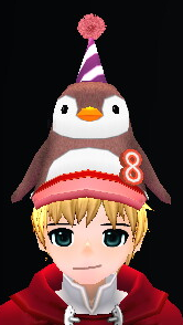 Equipped Penguin Festival Cap viewed from the front