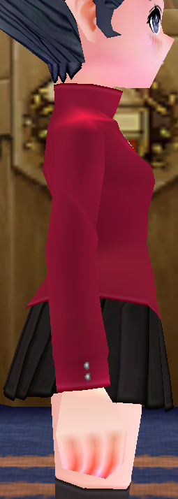 Equipped Rin Tohsaka Casual Wear viewed from the side