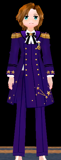 Equipped Cosmic Prince Suit (M) viewed from the front
