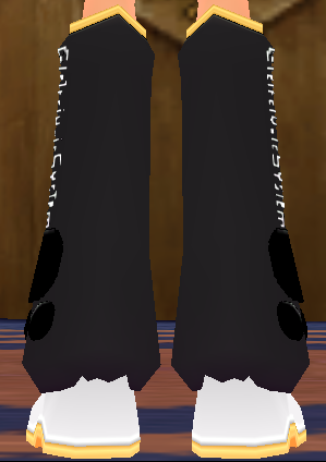 Equipped Kagamine Rin Shoes viewed from the back