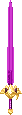 Inventory icon of Leminia's Holy Moon Sword (Purple Blade)