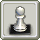 Building icon of Homestead Chess Piece - White Pawn and Black Square